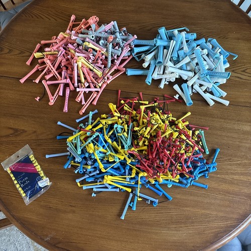 Vintage Perm Rods! Curlers! Huge Bag Lot!