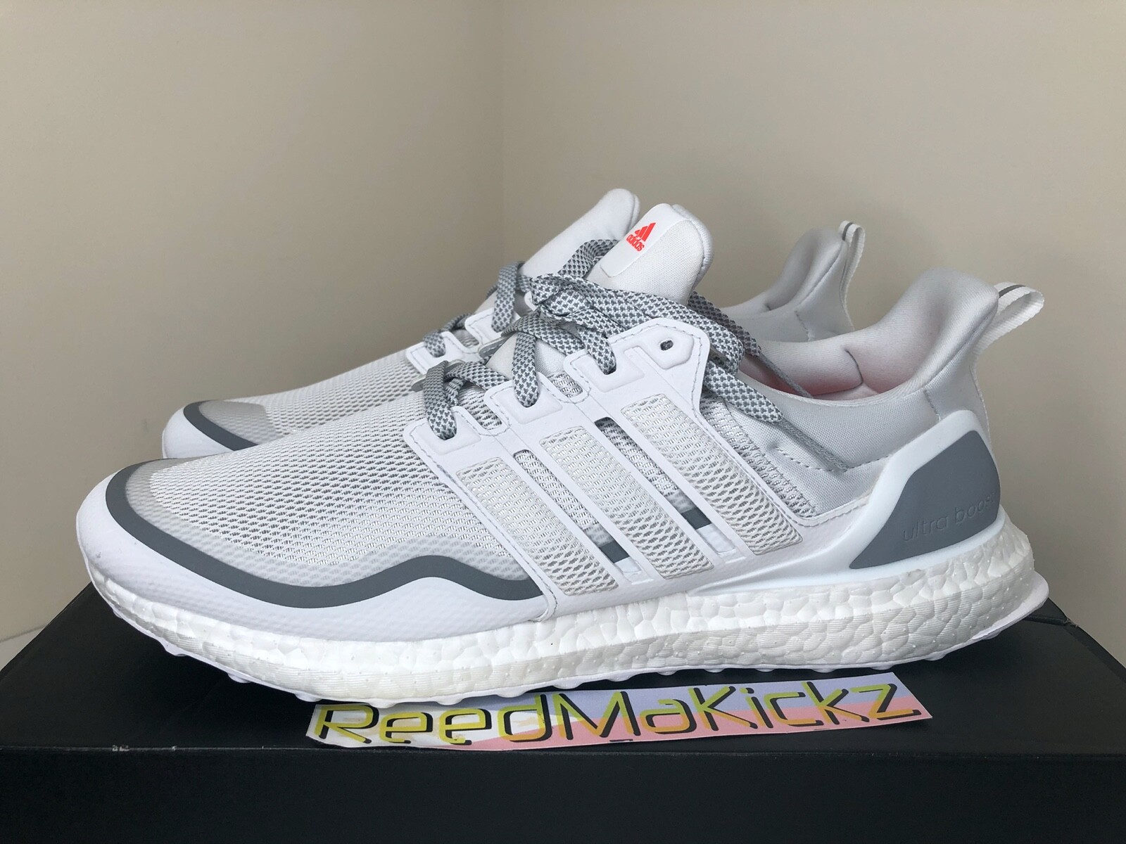 Eigendom ondernemer ritme Adidas Ultra boost Reflective White Mens sizes EG8104 | eBay