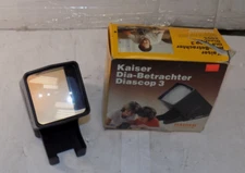 Kaiser Diascop 3 Vintage Photo Slide Viewer Picture Slide Light Box Works