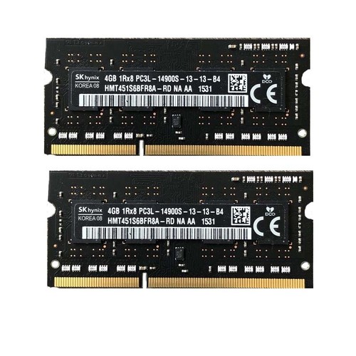 SK Hynix 4GB 1RX8 PC3L-14900 DDR3L 1866MHz 1.35V 240pin SODIMM Memory RAM.-
