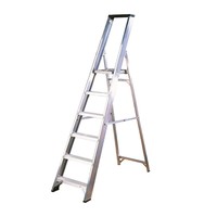 Sturdy Platform Steps Aluminium 6 Tread 1.91m Safe Painting Fruit Picking Ladder Sturdy Platform Steps Aluminium 6 Tread 1.91m Safe Painting Fruit Picking Ladder