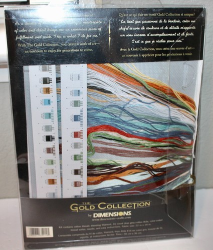 DIMENSIONS GOLD GALLOPING HORSES COUNTED CROSS STITCH KIT NEW - Picture 5 of 7
