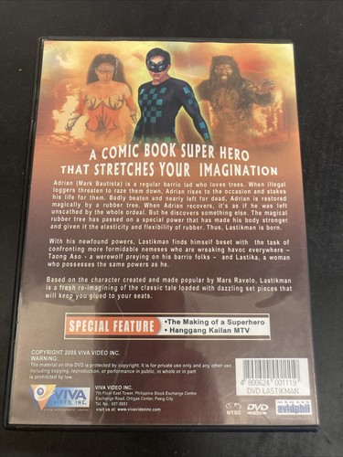 Mark Ravelo’s Lastikman: Unang Banat (DVD, 2004) Filipino Superhero Lastik Man - Picture 2 of 5