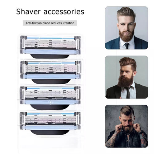 8/16/24PCS per Gillette MACH 3 Lame Rasoio Lame Acciaio Inox Ricambi - Foto 6 di 17