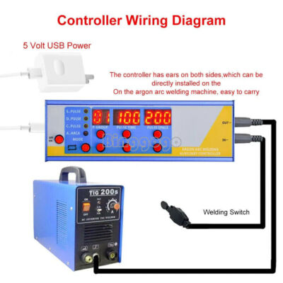 Argon Arc Welding Retrofit Cold Welding Spot Machine Pulse Auxiliary Controllerr