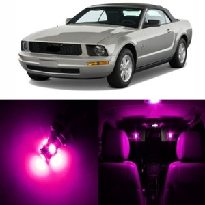 Details Zu 7 X Pink Led Interior Light Package For 2005 2009 Ford Mustang Pry Tool