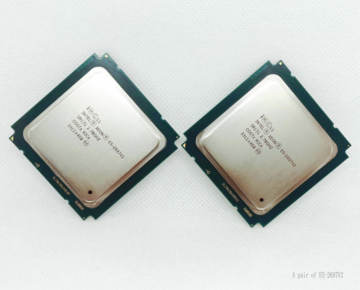 Intel Xeon E5-2697 v2 2.7GHz 12C24T 動作確認済み 1/2 Intel Xeon E5-2697 V2 12 core 24 threads 12.70GHz 30W LGA-2011 CPU processor