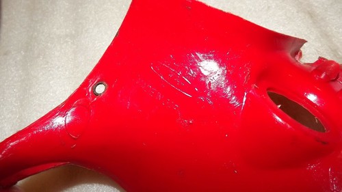 Honda Cyclo C50 C? Below Plastic Cover Fork Headlight Ref: D-10H. Good Condition - Bild 6 von 6