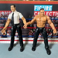 WWE Jakks USED Figures Lot Titan Tron Live TTL Stevie Richards The Rock Set