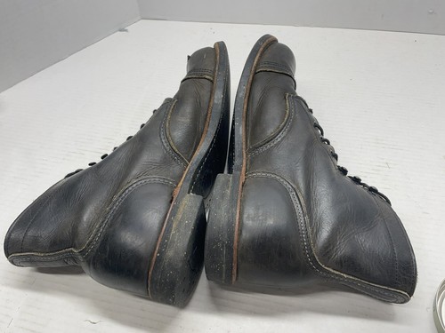 Red Wing 8116 Iron Ranger Charcoal Rough & Tough Leather Men's Boots Size 10 D - Picture 5 of 7
