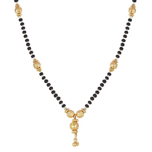 Gold Plated Mangalsutra Necklace & Bangle Set Combo for Women & Girls - Picture 2 of 15