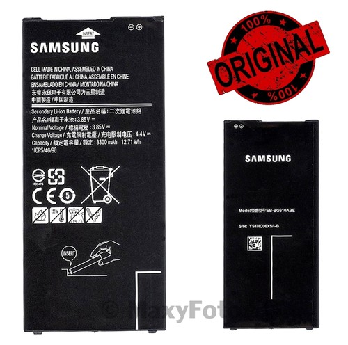 SAMSUNG BATTERIA ORIGINAL LITIO EB-BG610ABE 3300mAh PER GALAXY ON7 J7 PRIME - Foto 2 di 3