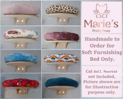 HANDMADE Pet Cat Snuggle Donut Bed Replacement for Natural Paradise WALL-MOUNTED DAHLIA