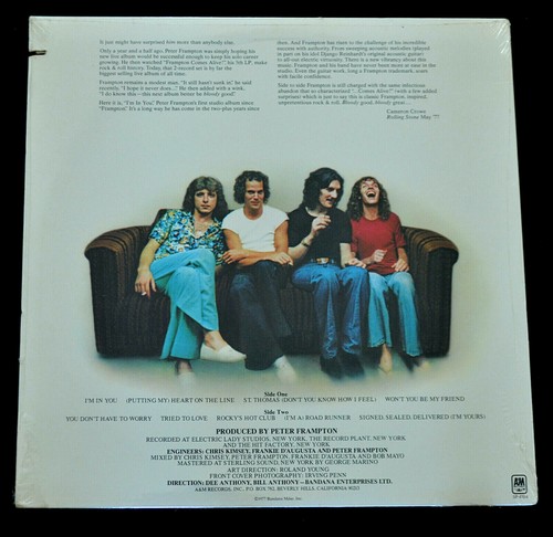 PETER FRAMPTON-I'M IN YOU-1977-SP4704-SEALED LP - Picture 2 of 7