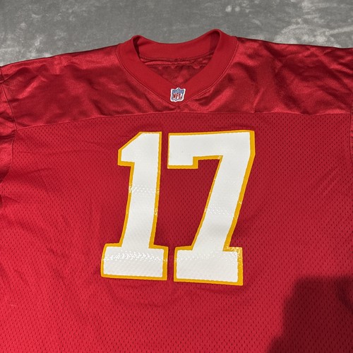 Maglia vintage Wilson sartoriale squadre prestigio Kansas City Chiefs 17 Hughes - Foto 2 di 10