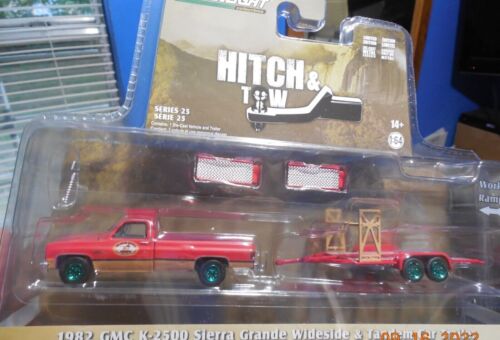 Greenlight GREEN MACHINE 1982 GMC K2500 Sierra GRANDE & trailer CHASE - Picture 2 of 6