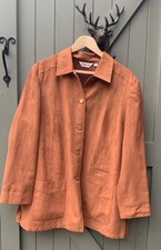 Women's Kalidoscope Tan Faux Suede Jacket/shirt Sz 20uk