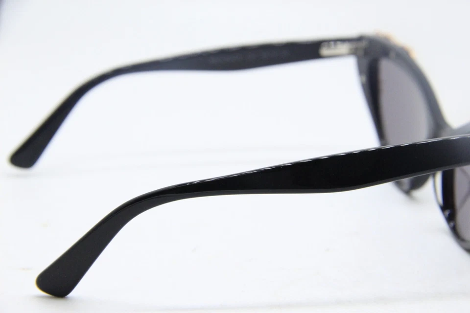 全新 NICOLE MILLER RUNWAY PROVENCE C01 黑色金色正品太阳镜 53-19 — 第 4/4 张图片