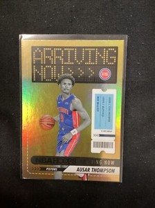 2023-24 NBA Hoops AUSAR THOMPSON Arriving Now Rookie Insert #21          TR5