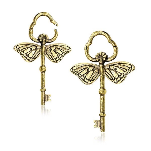 Hanging 2024 gauge earrings