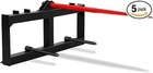 49" Hay Spear Bale Spears Skid Steer Loader Tractor Attachment Rate 4000 Lb