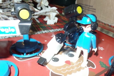 Playmobil TVI International - 3531 - Set TVI Filmset 1981 Complet, Vintage, Voitures