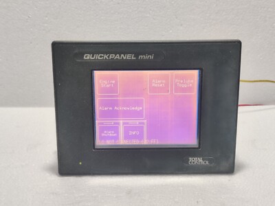 Total Control QPM30200B2P-A Quickpanel Mini 6'' Blue LCV 2880052-01 24vdc 2.5A