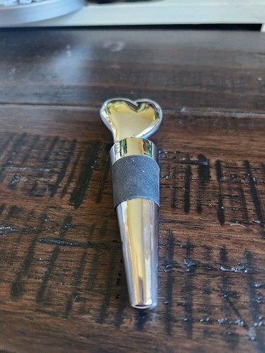 TAPÓN DE BOTELLA DE VINO DE ACERO INOXIDABLE - DISEÑO DE CORAZÓN HINCHADO - Imagen 4 de 8