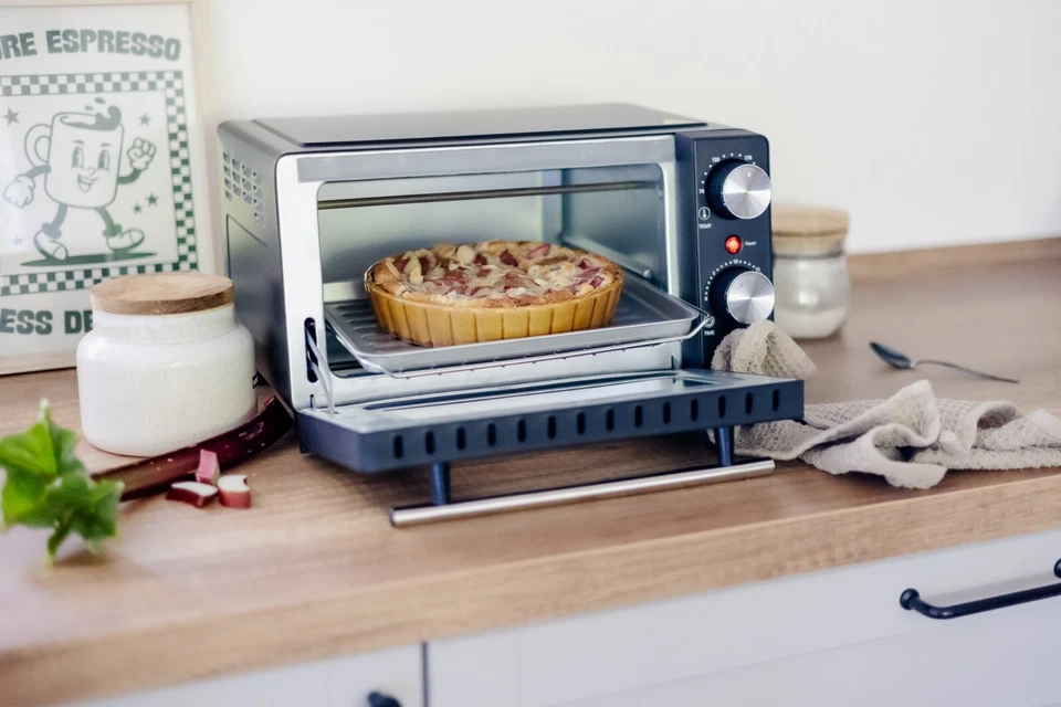 Steba KB M9 – Mini-Ofen 9L, Doppelglas, 2 Ebenen, Timer, Pizzagröße Ø 22 cm - Bild 3 von 4