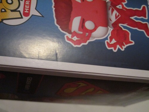 Pegatina oficial exclusiva de Funko Pop Heroes NYCC 2022 roja Superman #437 B - Imagen 6 de 11