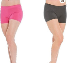 Adult Dance Shorts from Revolution Select Pink, Black or Dark Grey