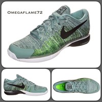 Nike Federer Zoom Vapor 9.5 Tour Flyknit 885725-001 Uk 7 Eu 41 Us 8 Tennis Shoe Nike Federer Zoom Vapor 9.5 Tour Flyknit 885725-001 Uk 7 Eu 41 Us 8 Tennis Shoe