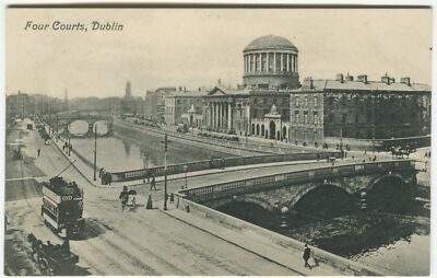 VIER GERICHTE, DUBLIN - Grafschaft Dublin Postkarte