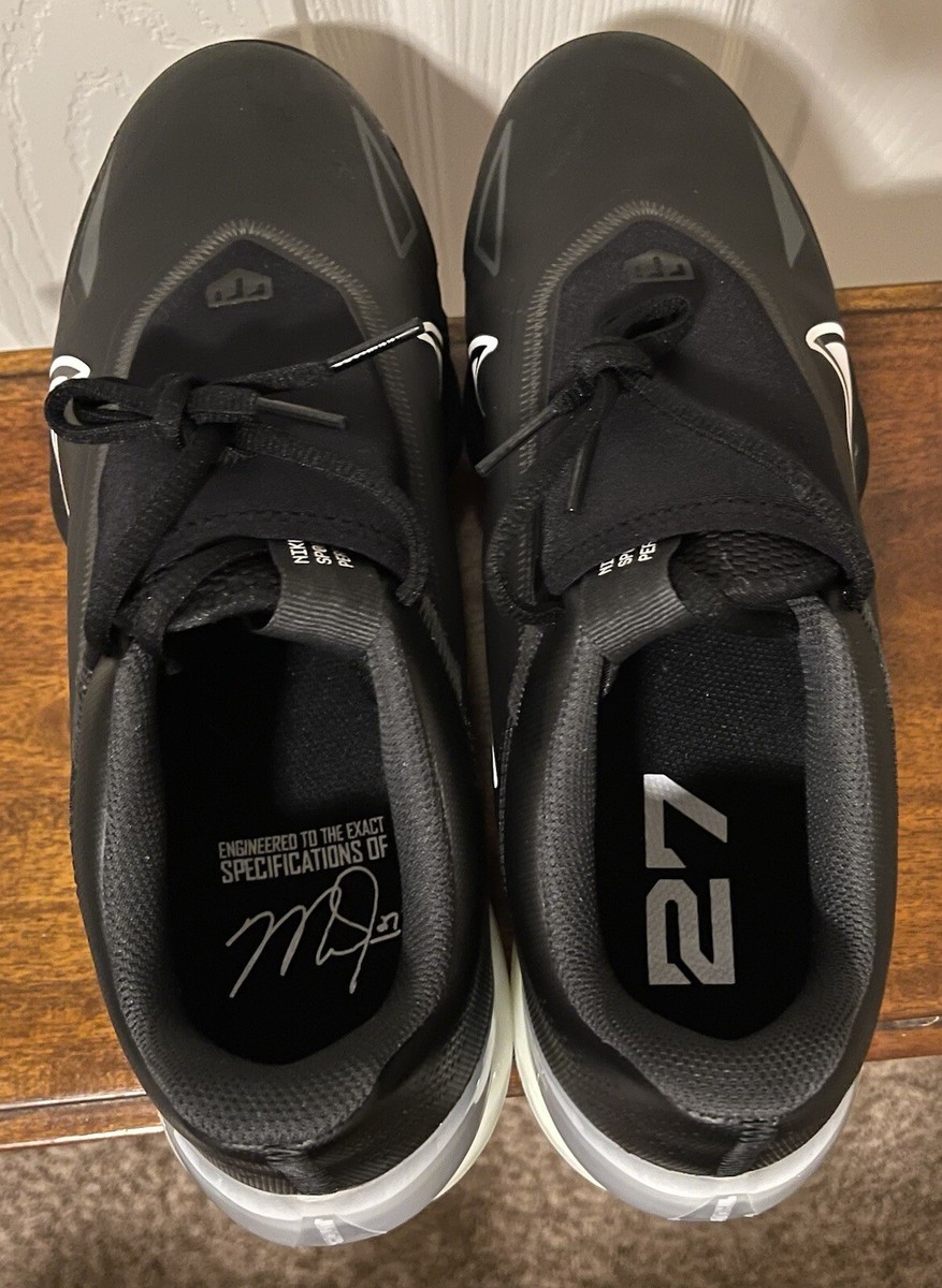 Nike Force Zoom Trout 8 Pro Metal Baseball Cleats Black  display picture 1