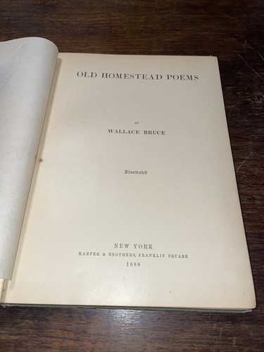 Old Homestead Poems by William Bruce Illustrated 1888 - Picture 8 of 15