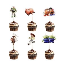 12 X TOY STORY Cake Picks /Cupcake Toppers Kid's Birthday Party Decorations #4 3