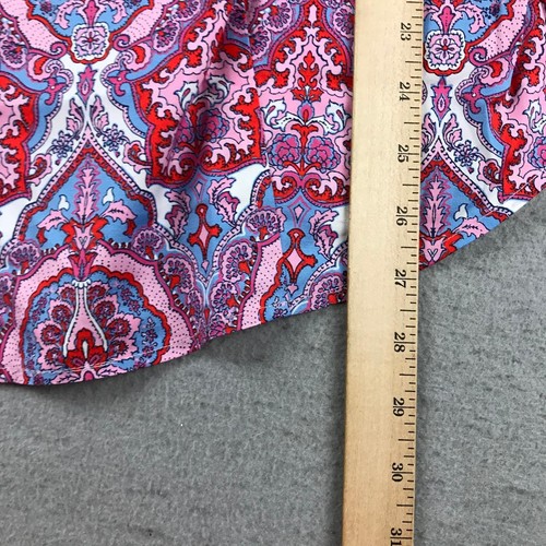 Talbots Shirt Women 18W Multicolor Floral Non Iron Button Up Long Sleeve Top NWT - Picture 9 of 11