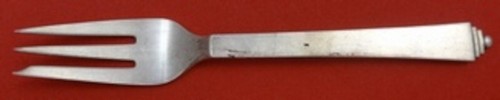 Pyramid by Georg Jensen Sterling Silver Pastry Fork 3-Tine Large 5 7/8" Heirloom - 第 1/2 張圖片