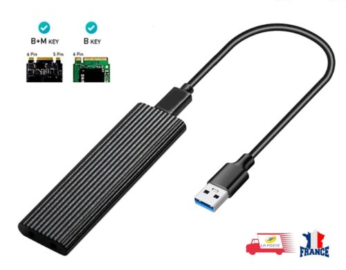 Adaptateur de boîtier SSD USB 3.1 vers M.2 NGFF, adaptateur UASP SuperSpeed
