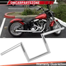 8" Rise APE Hanger Handlebar Fat Bars For Harley Honda Yamaha Suzuki Kawasaki US