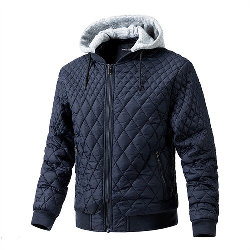 Hot selling men's warm winter cotton down jacket hooded jacket casual jacket New - Picture 10 of 26