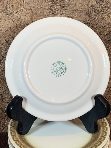 Syracuse China Cinnamon Pattern USA Bread Plate 7-H 5 1/2 wide - Picture 2 of 5
