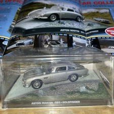 ASTON MARTIN DB5 007 James Bond Car Collection - GOLDFINGER Closed Sunroof