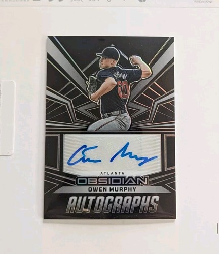 Owen Murphy - 2023 Panini Chronicles Baseball Obsidian Auto - Braves #OA-OM  - Imagen 1 de 2