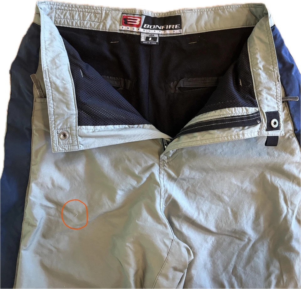 Bonfire 滑雪板男式大号青绿色滑雪户外裤冬季装备 — 第 3/4 张图片