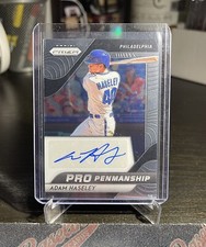 2020 Prizm Baseball Pro Penmanship Adam Haseley Auto!
