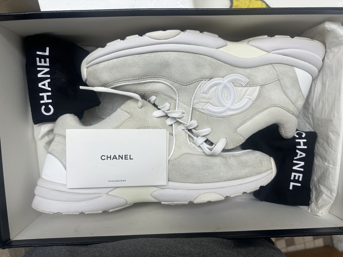 Size 12 - Chanel Sneaker Multi White for sale online | eBay