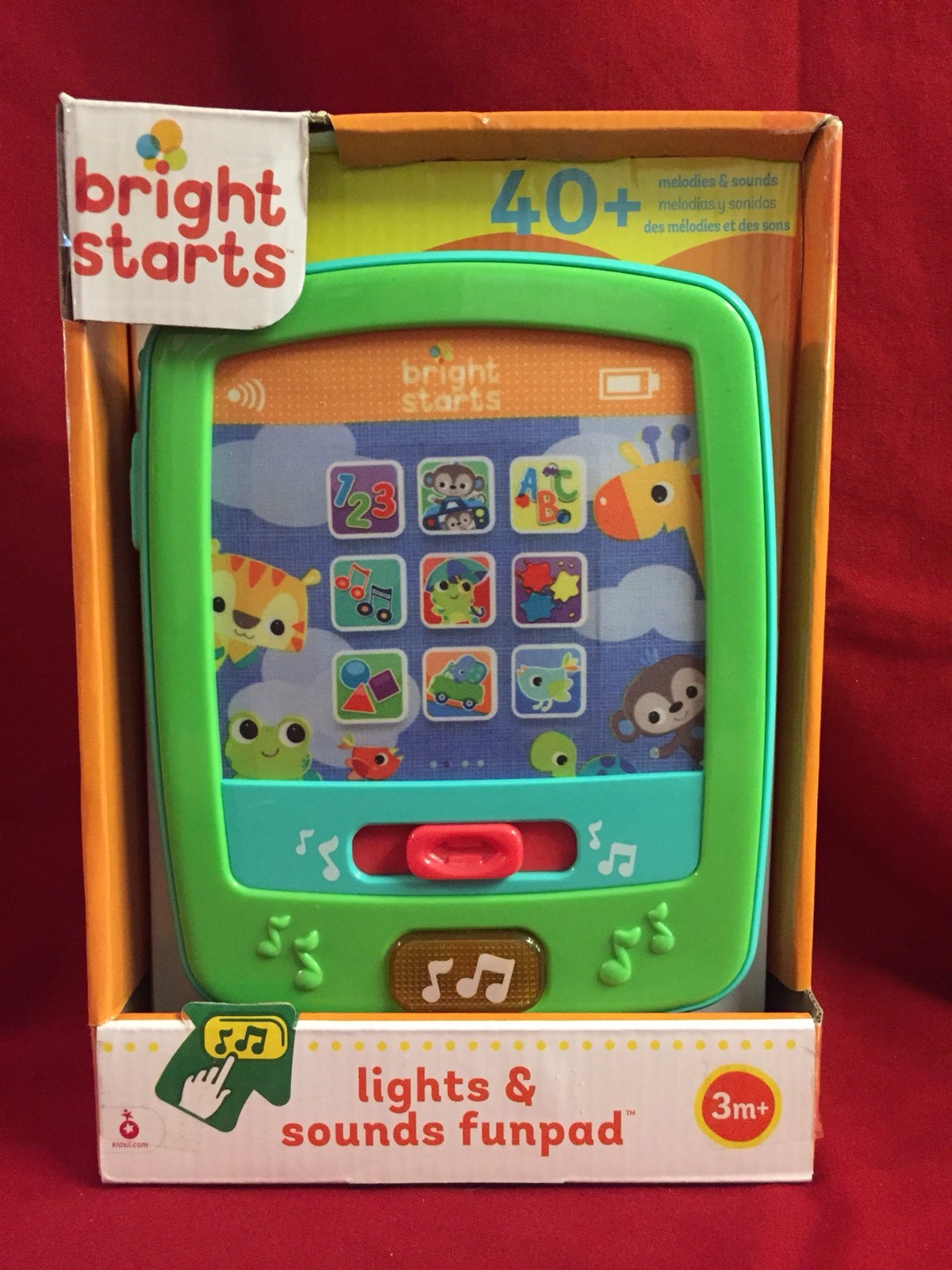 bright starts lights & sounds funpad musical toy