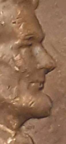 1961 P LINCOLN PENNY ! ' D ' On Lips ! VF ! MULE DIE/ DOUBLE STRUCK! - Picture 12 of 24
