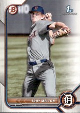 2022 BOWMAN PAPER 1ST DETROIT TIGERS TROY MELTON #BD-118